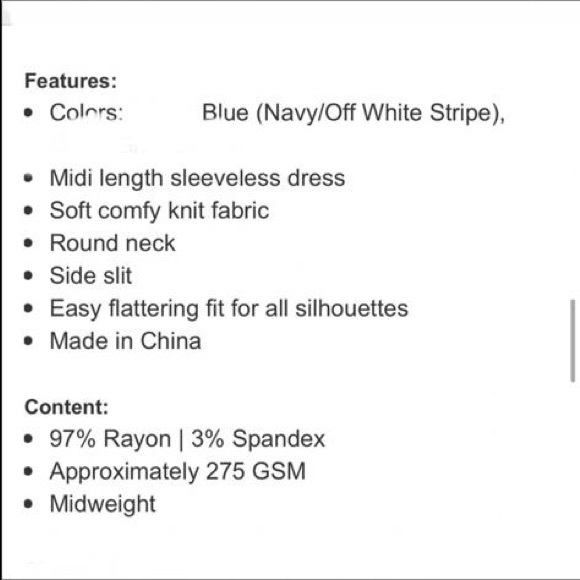 Hilary Radley Ladies' Midi Dress, Blue (size : XS, S, M, L, XL, XXL, 2X, 3X) - Picture 9 of 9